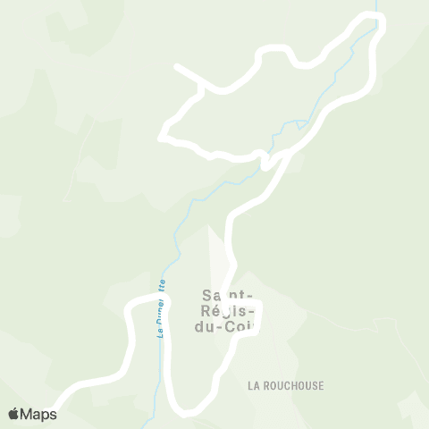 ARA Cars Région Loire St-Régis-du-C. - St-Régis-du-C. map