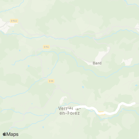 ARA Cars Région Loire Verrières-en-F - Verrières-en-F map