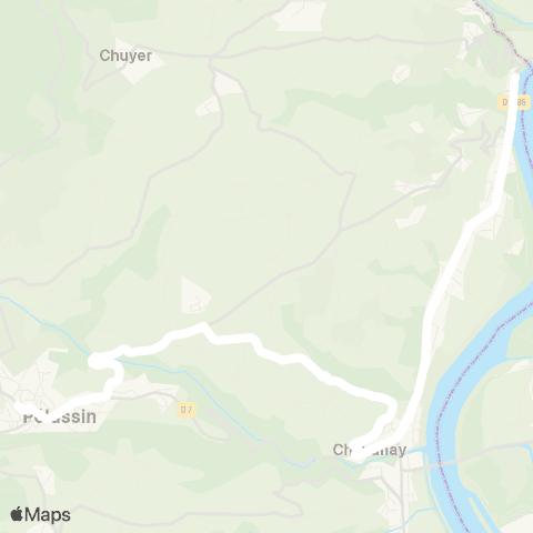 ARA Cars Région Loire Vérin - Pélussin map