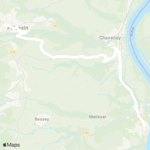 ARA Cars Région Loire Saint-Pierre-de-Boeuf - Pélussin map