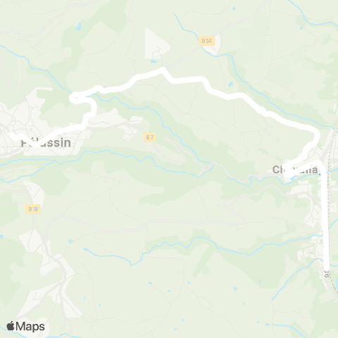 ARA Cars Région Loire Chavanay - Pélussin map