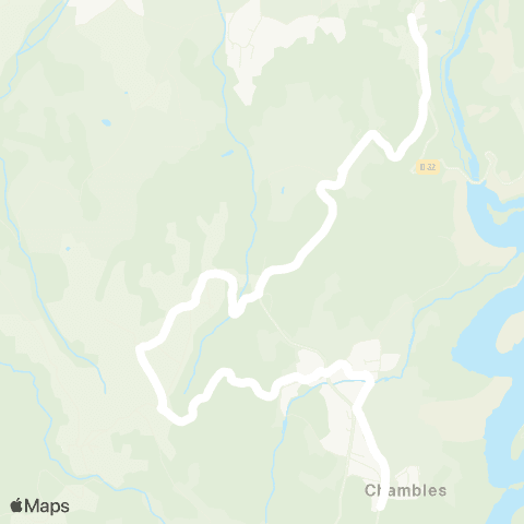 ARA Cars Région Loire Chambles - Chambles map