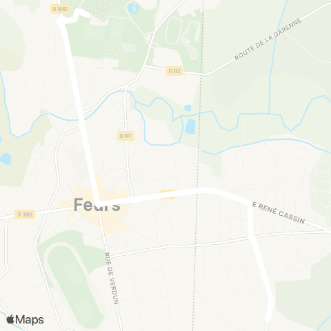 ARA Cars Région Loire Feurs - Feurs map