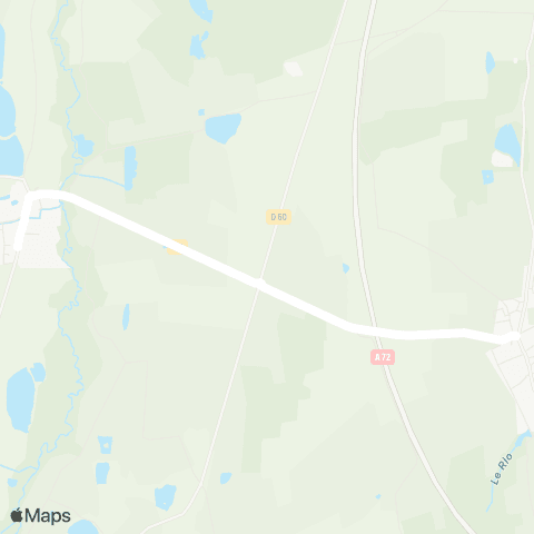 ARA Cars Région Loire Magneux-Haute-Rive - Mornand-en-Forez map