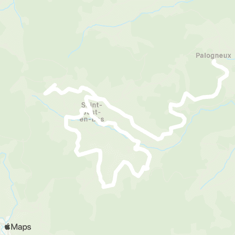 ARA Cars Région Loire Palogneux - Saint-Just-en-Bas map