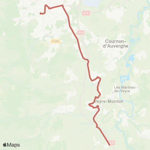 ARA Cars Région Puy-de-Dôme Authezat - Clermont-Ferrand map