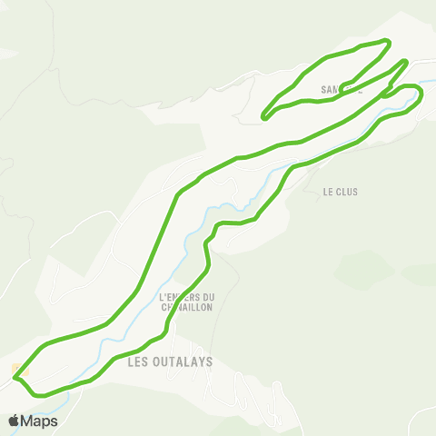 Aravis Bus Le Châtelet - Haut de Samance - Le Chinaillon Office de tourisme map
