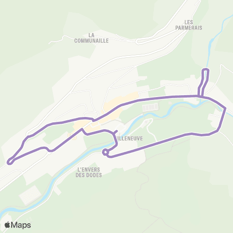 Aravis Bus Gare rout. - Le Chavret - Télécabines Rosay/Joyère map