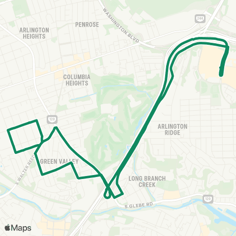 ART Douglas Prk-Green Vly-Pntgn Cty map