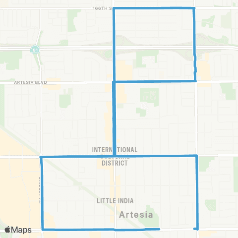 Artesia Transit Artesia Transit map