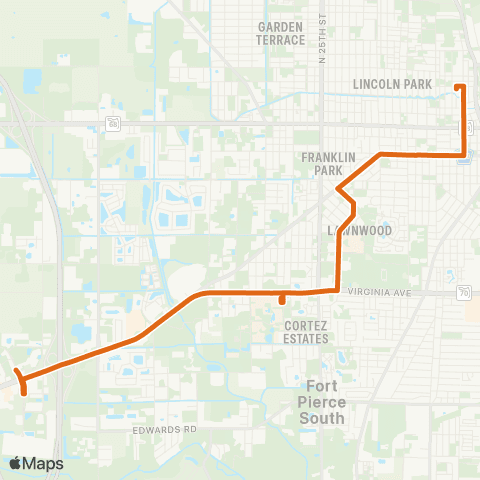 ART South Fort Pierce Business map