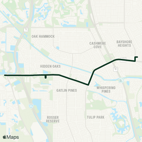 ART Port St Lucie / Gatlin Blvd. map