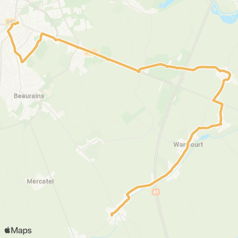 Artis Arras Gare urbaine - Hénin-s/-Cojeul Église map