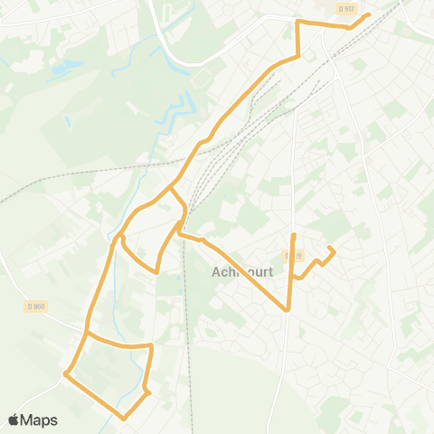 Artis Ligne 8 TAD map