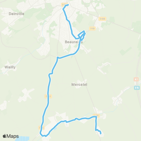 Artis Arras Gare urbaine - Boyelles Mairie map