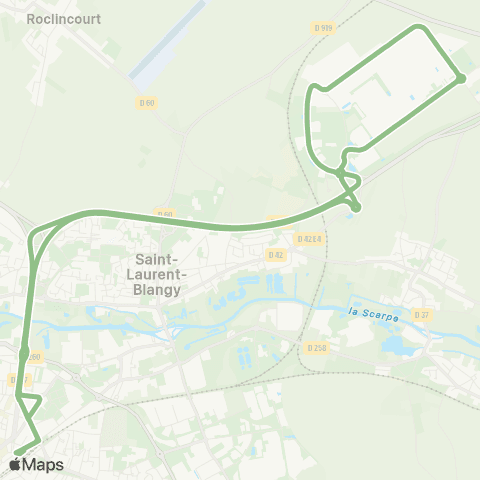 Artis Arras Gare urbaine - Actiparc map