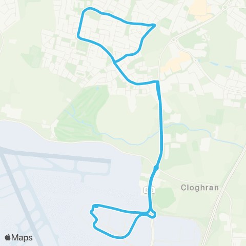 Ashbourne Connect Dublin Airport - Swords map