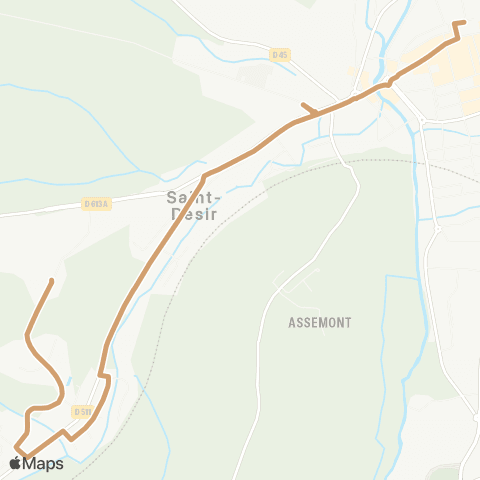 Astrobus Saint-Désir - Lisieux map