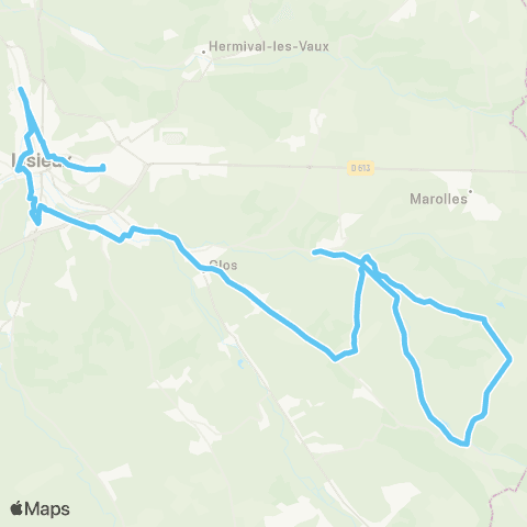 Astrobus Courtonne-la-Meurdrac - Cordebugle - Lisieux map