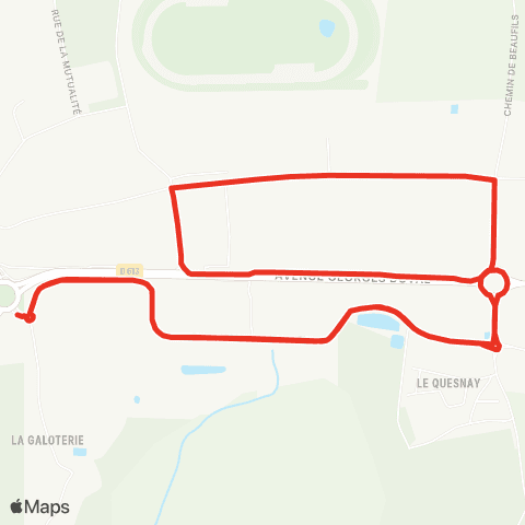 Astrobus Navette Shopping map