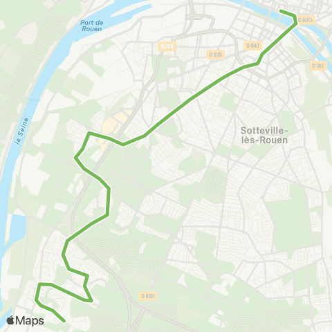 Astuce Théâtre des arts <> Bel Air map