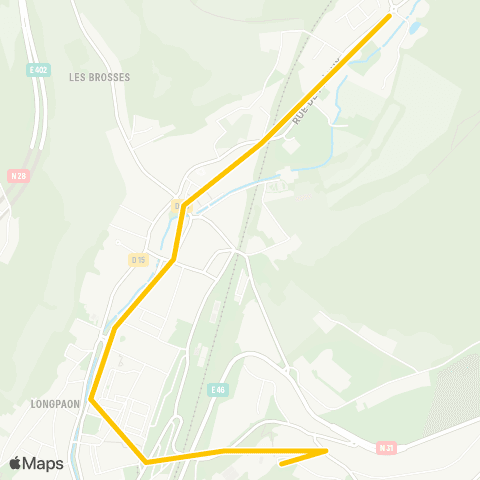 Astuce Scolaires Mont Pilon <> Collège Chartier map