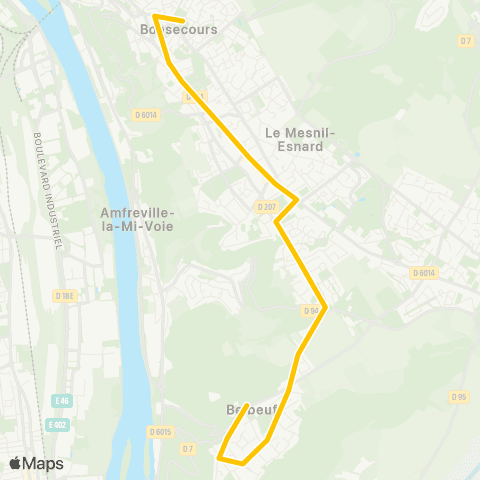 Astuce Scolaires Mairie de Belbeuf <> Collège Verhaeren map