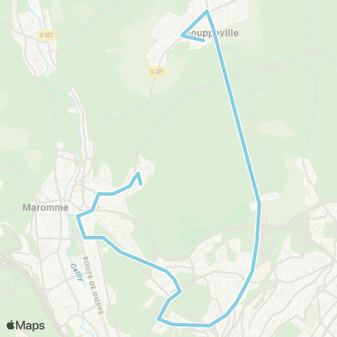 Astuce Longs Vallons <> Place du Vivier map