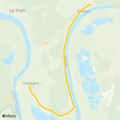 Astuce Scolaires Route du Halage <> Collège Gustave Flaubert map