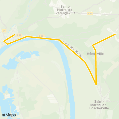 Astuce Scolaires Bois de la Fontaine <> Collège Gustave Flaubert map