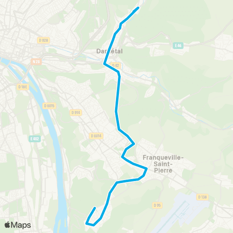 Astuce Mont Pilon <> Mairie de Belbeuf map