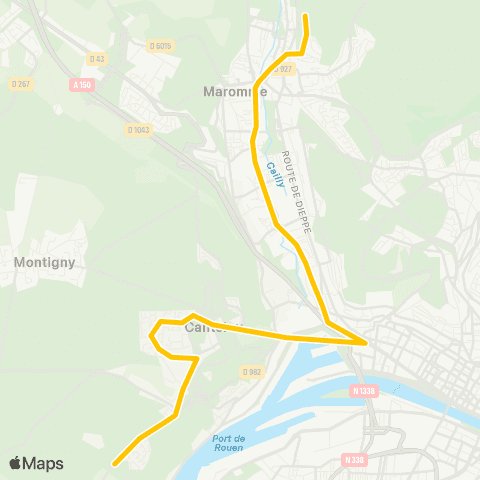 Astuce Sente d'Houdeville <> École Moulin map