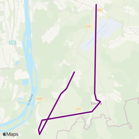 Astuce Président Coty <> Stade de Quévreville map
