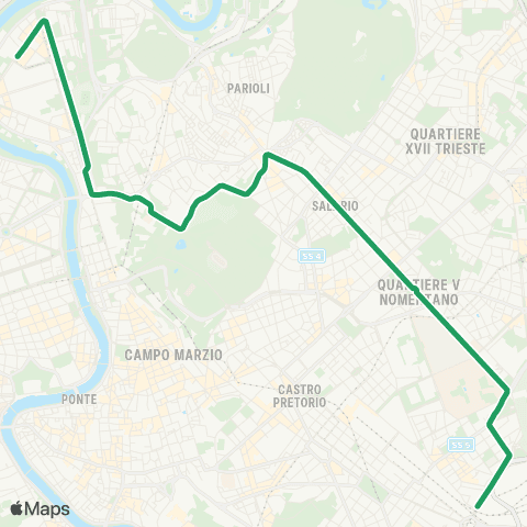 ATAC Mancini - Piazzale Flaminio map