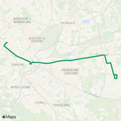 ATAC Termini - Gerani map