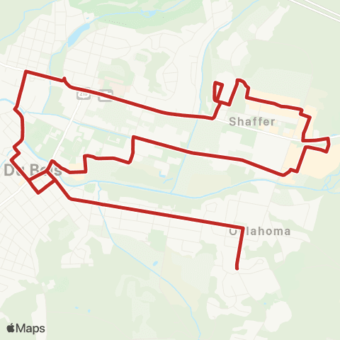 ATA DuBois Red map