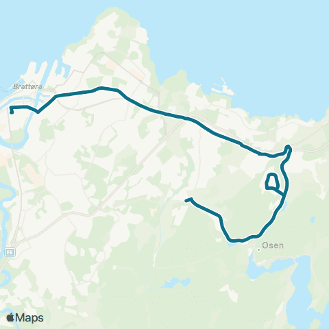 AtB Nattbuss Reppe / Vikåsen / Fortuna map