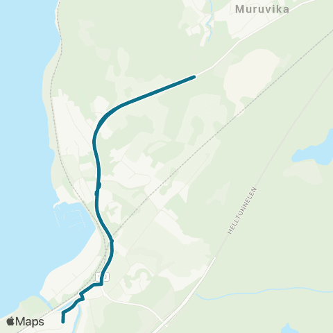 AtB Muruvik - Hommelvik map