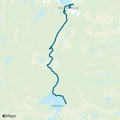 AtB Hommelvik Skole - Sneisen map