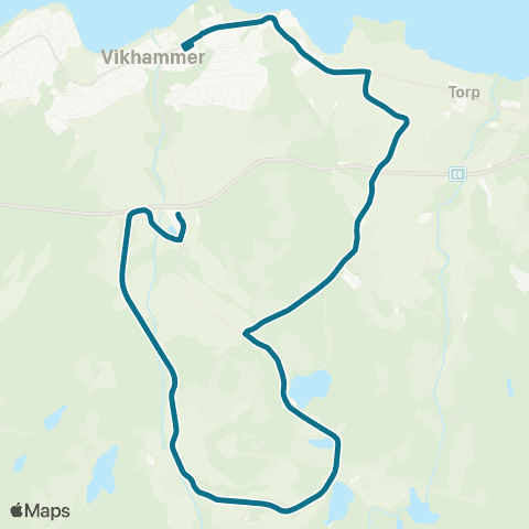 AtB Vikhammer Skole map