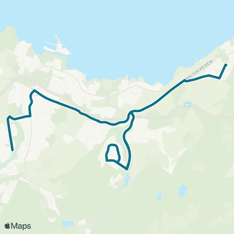 AtB Værestrøa - Vikåsen - Brundalen map