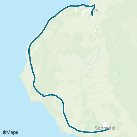 AtB Rye Skole - Flakk / Hangeråsen - R map