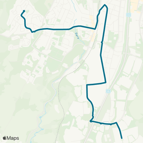 AtB Torgård - Lundåsen map