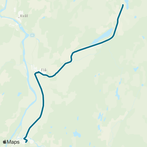 AtB Flå - Finnaunet map