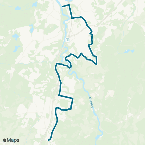 AtB Sandmoen - Tillerringen - Kroppa map