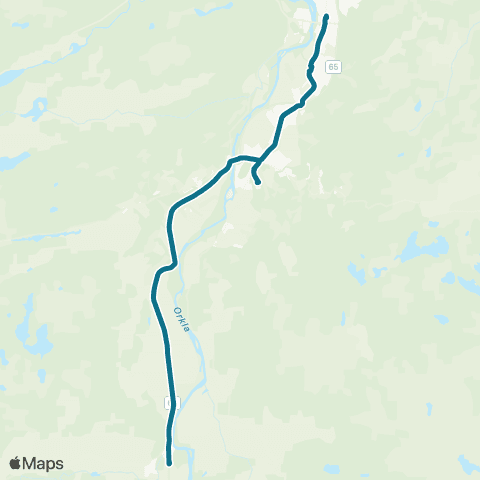 AtB Grøtte Skole - Vormstad map