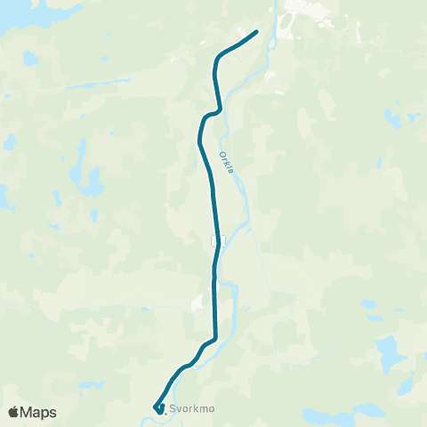 AtB Årlivoll Skole - Kårmo / Løften / map