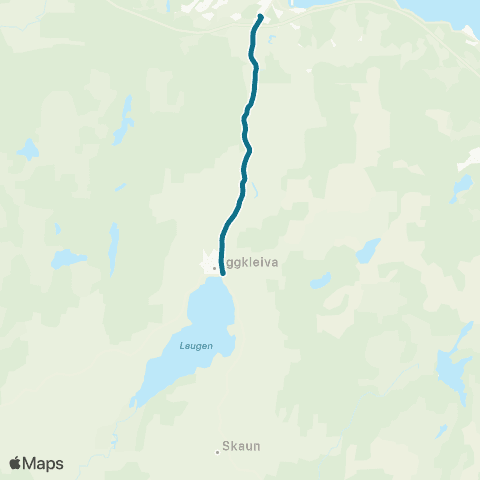 AtB Våttålia / Ribygda - Venn map
