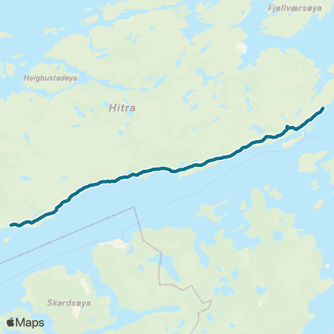 AtB Laksåvika - Strand Skole map