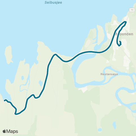 AtB Lerdalen - Selbu map